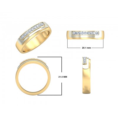 Aarush Men’s Diamond Band